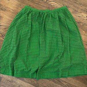 Kate Spade for target eyelet green midi skirt